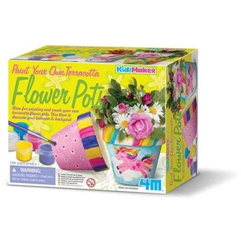 4M Paint Your Own Terracotta Flower Pots