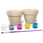 4M Paint Your Own Terracotta Flower Pots