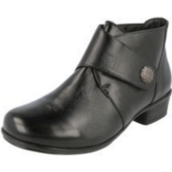 DB Wider Fit Cherbourg 2V Black Size 6