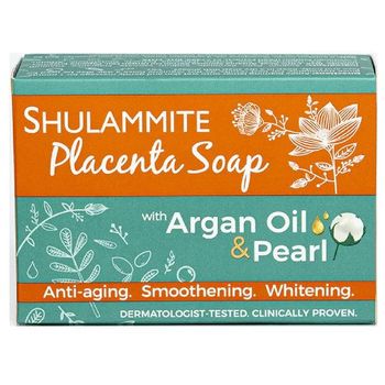 Shulammite Placenta Soap with Argan Oil And Pearl 150g