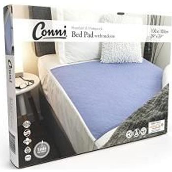 Conni Reusable Bed Pads with Tuck Ins Mauve Purple