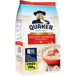 Quaker 100 Wholegrain Oatmeal Refill Instant
