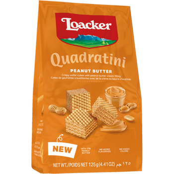 Loacker Quadratini Peanut Butter 125g