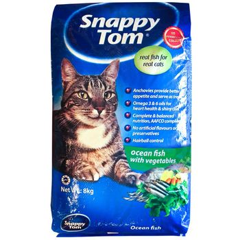 Snappy Tom Ocean Fish with Vegetables 8kg