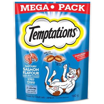 Temptations Cat Savoury Salmon Flavour 160g