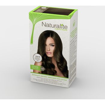 Naturalite Organic Permanent Hair Colour 5.01 Ash Natural Light Brown