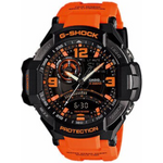 Casio G-shock Ga-1000 Gravity Defier Black Orange ga-1000-4adr