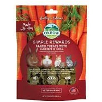 Oxbow Simple Rewards Baked Treats with Carrot & Dill 60g