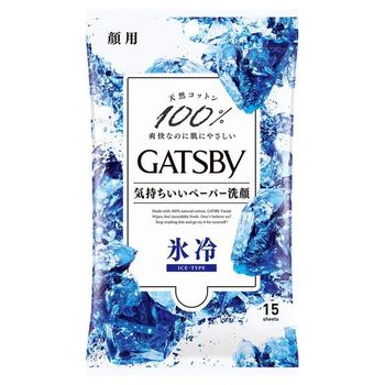 Gatsby Facial Paper Ice Cold Ice Type For Face 15 Sheets