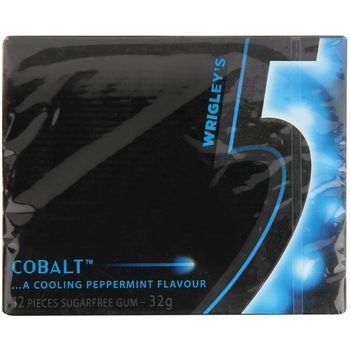 Wrigley's 5 Cobalt Cooling Peppermint Gum Sugar Free 32g