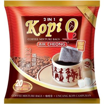 Aik Cheong 2in1 Kopio Sugar Added 20g X 20