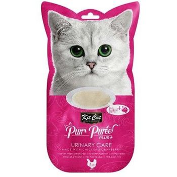 Kit Cat Purr Puree Plus Cat Treat Chicken For Urinary Care 15g