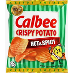 Calbee Crispy Potato Chips Hot And Spicy 72g