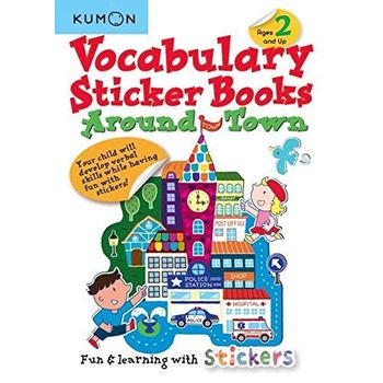 Kumon Vocabulary Sticker Books Around Town