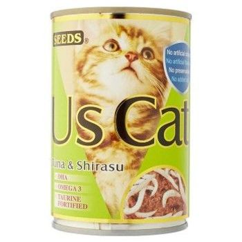 Seeds Us Cat Canned Food Tuna & Shirasu 400g