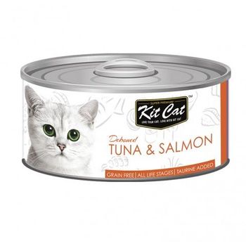 Kit Cat Toppers Tuna & Salmon Wet Food For Cats 80g