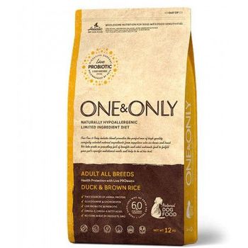 One&only Duck & Rice Adult All Breeds Dry Food for Dogs of All Breeds Duck with Rice 12kg