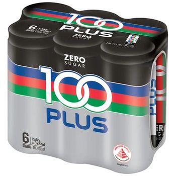 100 Plus Zero Sugar Original 6 x 330ml