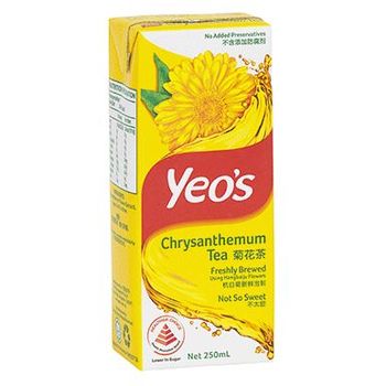 Yeo’s Chrysanthemum Tea Less Sugar 250ml