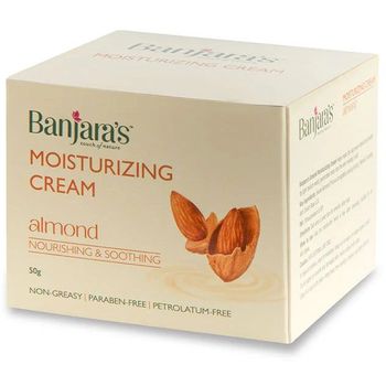 Banjara's Mosturizing Cream Almond Anti Ageing Cream 50g