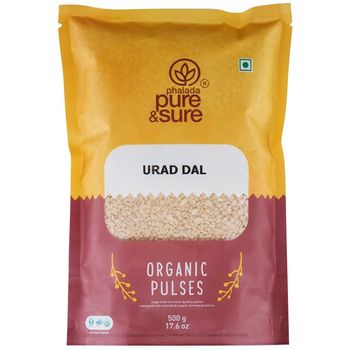 Pure & Sure Organic Urad Dal Split 500g