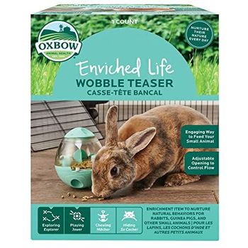 Oxbow Enriched Life Wobble Teaser Food And Treat Dispenser For Guinea Pig Medium 285g