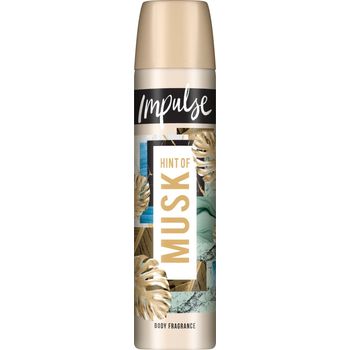 Bundle of 2pcs Impulse Body Spray Hint Of Musk 75ml X 2pcs