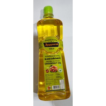 Annapoorna Cold Pressed Groundnut Oil 1L