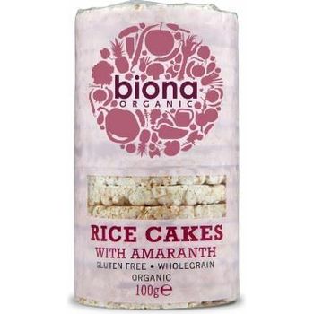 Biona Organic Rice Cakes With Amaranth 100g