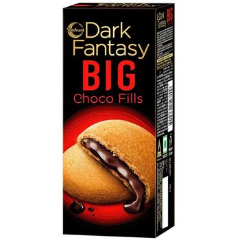 Sunfeast Dark Fantasy Big Choco Fills Crunchy Cookies Filled With Choco Creme 150g