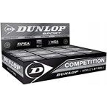 Dunlop Competition Squash Balls Tube Of 12