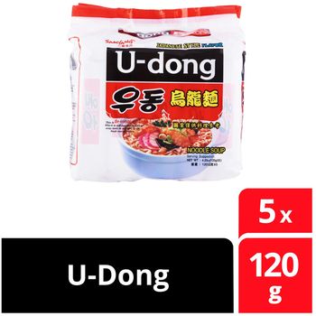 Samyang Korean Instant Noodle Udong 5 x 120g