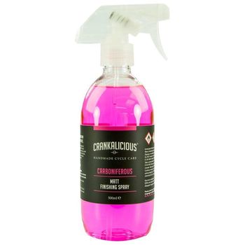 Crankalicious Cycle Care Carboniferous Matt Bike Finishing Spray 500ml