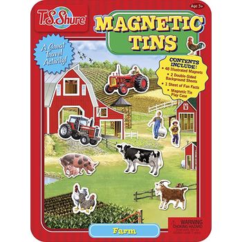 Bendon Publishing Magnetic Tin Playset Farm