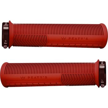 Peaty's handlebar Grips Monarch Grip Mushroom Thinthickness Red