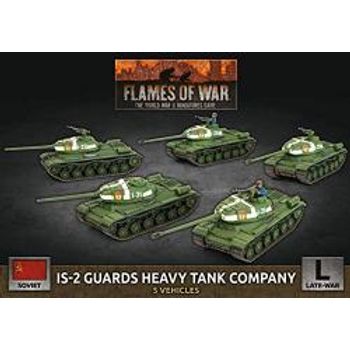 Battlefront Miniatures Flames of War Late War Soviet is-2 Guards Heavy Tank Company SBX62