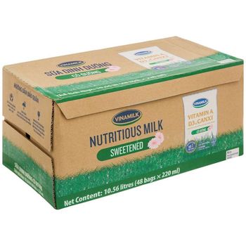 Vinamilk Sweetened Milk 48pcs x 200ml
