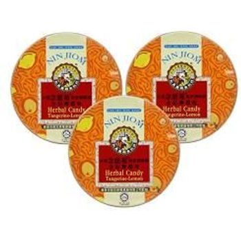 Nin Jiom Herbal Candy Tangerinelemon Kamkat Flaour Tin 60g