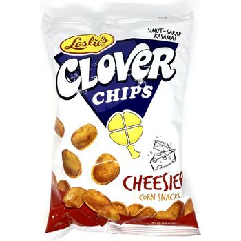 Leslie's Clover Chips Cheesier Flavour Corn Snack 85g