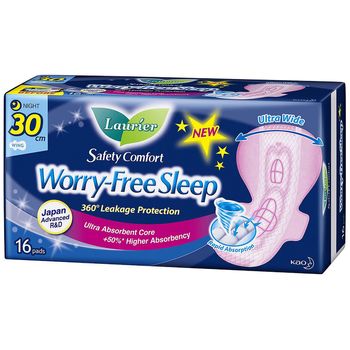 Laurier Safety Comfort Night 16 pads 30cm