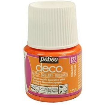 Pebeo Deco Acrylic Paint Orange 45ml