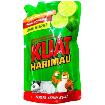 Kuat Harimau Dishwashing Liquid With Lime Burst 650ml