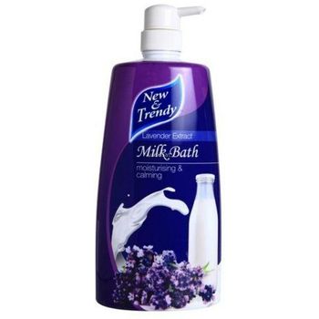 New & Trendy Milk Bath Shower Lavender 950ml