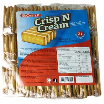 Castle Crisp N Cream Biscuit Cream 400g