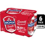 Anchor Can Beer Smooth Pilsener 6 x 323ml