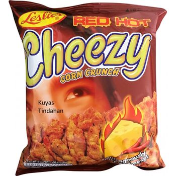 Leslie's Cheezy Snack Red Hot 70g