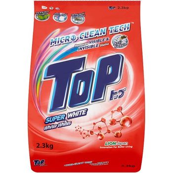 Top Detergent Powder Super White 2.3kg