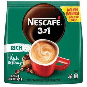 Nestle Nescafe 3 In 1 Rich And Strong 30 Sticks 540g
