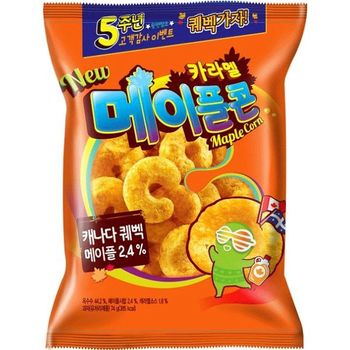 Crown Caramel Corn Maple Chips 74g