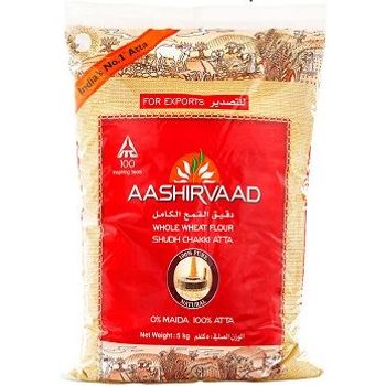 Aashirvaad Whole Wheat Atta Flour 5kg
